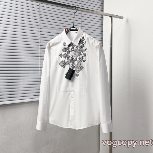 Dolce&Gabbana防寒性抜群なデザイン 最旬のスタイル 品質保証ブランド 偽物 激安 通販長袖シャツ