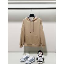 BURBERRYクラシックシンプルブランドエレメントチェック柄布パッチワークキャップパーカー