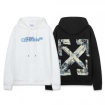 offwhite25ss新型矢印460グラム連帽パーカー