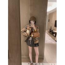 BURBERRY定番オーダーメイドラシャチェックジャケットベースボールコート