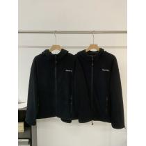 Miu Miu2026新アルファベット刺繍ロゴツイードファスナーコート