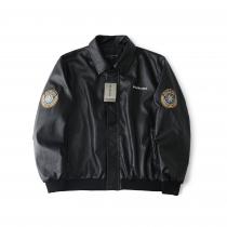 Balenciagaダミーpuレザージャケットジャケット男女同型