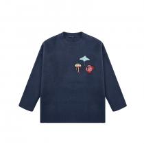 Louis Vuitton冬季限定海洋動物シート刺繍ラウンドネックセーター