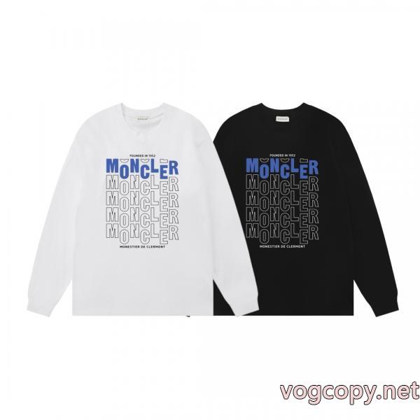 冬秋物先行発売  単品販売 オススメ商品MONCLER激安 通販 ブランド長袖Tシャツ