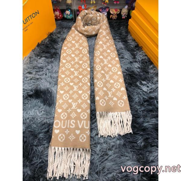 通販限定商品 秋冬話題アイテム 世の流行に左右されないデザインLOUIS VUITTONスーパー コピー 通販 優良マフラー