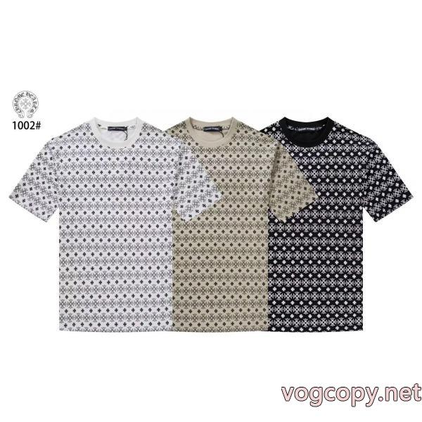 Tシャツ偽物 ブランド最安値 肌触りの良い着心地抜群新作 数年愛用しても人気アイテムCHROME HEARTS