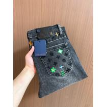 SS25極上発売 希少価値大 ユニセックススタイル偽 ブランド 購入ジーンズLOUIS VUITTON