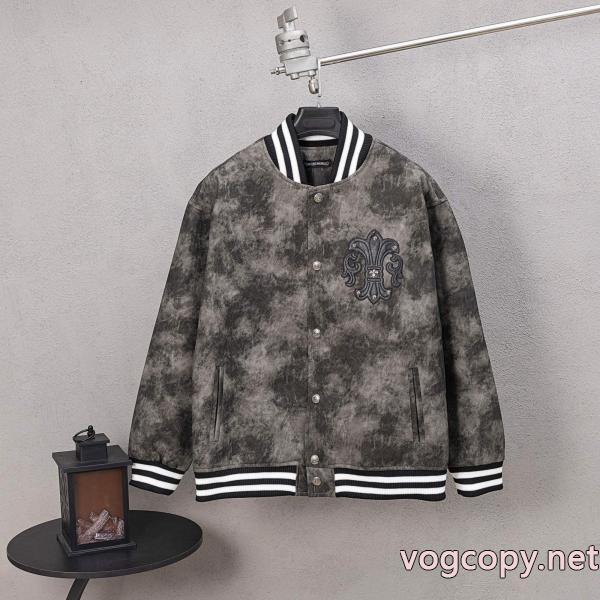 ブランド 偽物爽やかマルチ 即発送可 爆発的人気ジャケットCHROME HEARTS