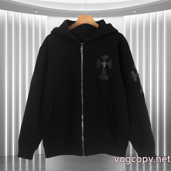 今季爆発的な人気定番商品 限定モデル 日本で完売続出CHROME HEARTSパーカーコピー ブランド 優良