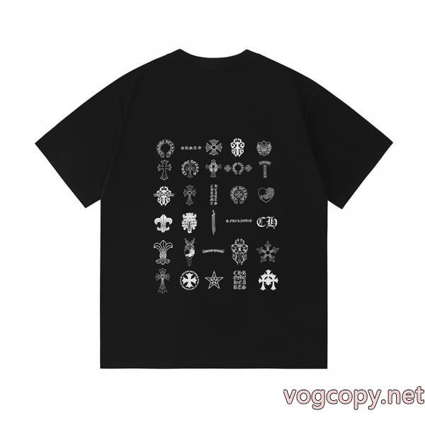 CHROME HEARTSブランド コピー 専門Tシャツ限定版プリント 人気商品限定セール 人気新作