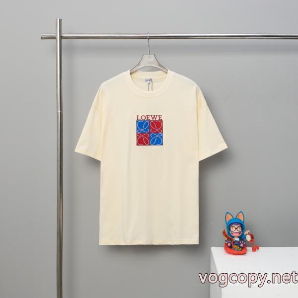 LOEWE歴代人気モデル クラシカルなデザイン 韓国高級服偽 ブランド 販売Tシャツ