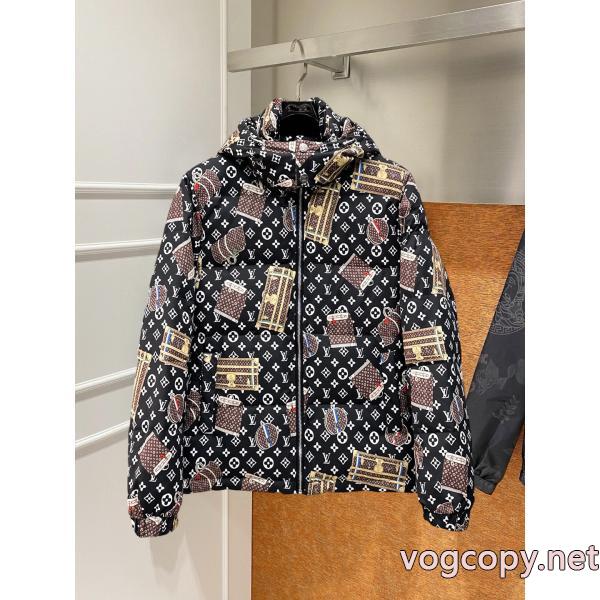 LOUIS VUITTONブランド コピー s 級高級感のある 完売間近超人気 新色登場ダウンジャケット