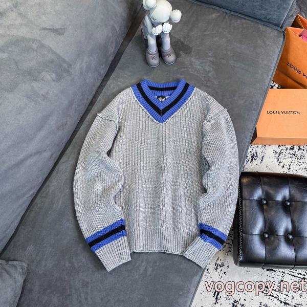 セーターSTUSSYコピー ブランド 優良26fw 切りっぱなしデザイン 人気の秋冬新作再登場