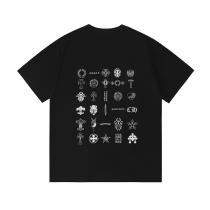 CHROME HEARTSブランド コピー 専門Tシャツ限定版プリント 人気商品限定セール 人気新作