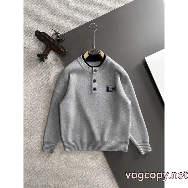 バーバリー秀逸アイテム 高評価アイテム ラグジュアリーの王道コピー 商品 販売セーター.
