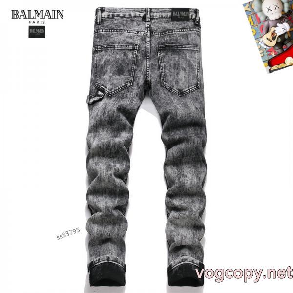 BALMAIN偽 ブランド 販売最新先取りおしゃれなロゴ入り 期間限定価格 ファッションブランドジーンズ
