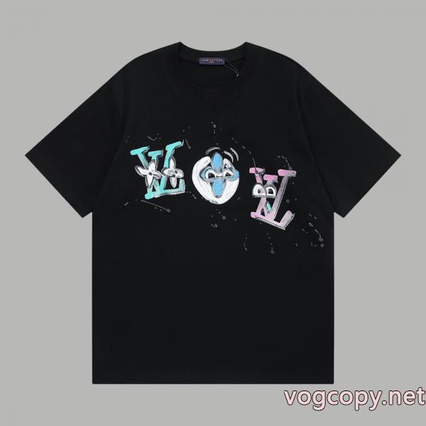 ブランド コピー 激安TシャツLOUIS VUITTONクール印象 最安値に挑戦 ストリートファッション