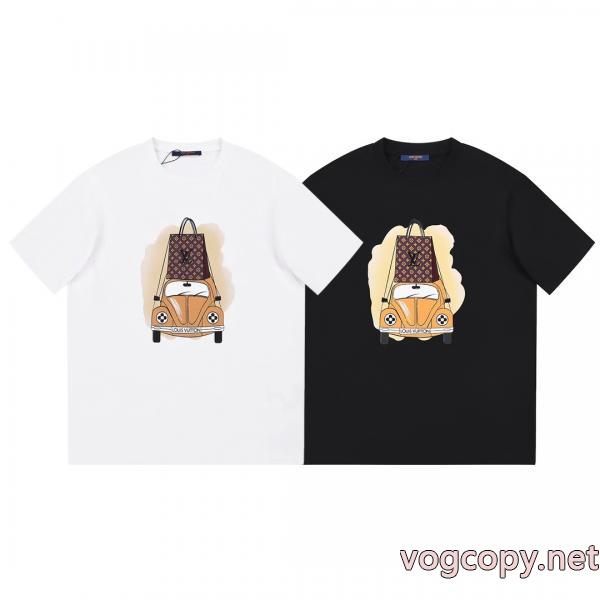 スーパー コピー ブランド話題沸騰中  今年の秋冬先行販売新作 スタイルアップ効果LOUIS VUITTONTシャツ