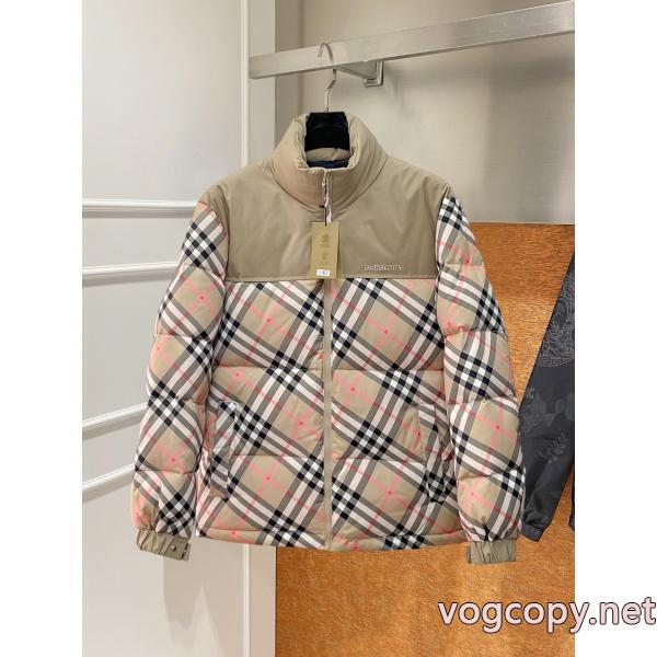 BURBERRY高級感ある大人の 2026最新入荷 お洒落自在スーパー コピーダウンジャケット