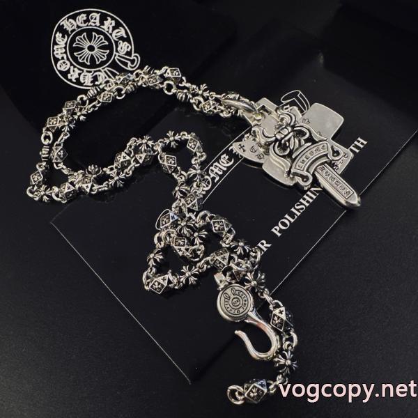 人気限定品 この冬は注目新作 大絶賛CHROME HEARTS偽物 ブランドネックレス