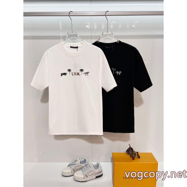 TシャツLOUIS VUITTON激安 通販 ブランド最終価格 きちんと感が強い 着心地抜群