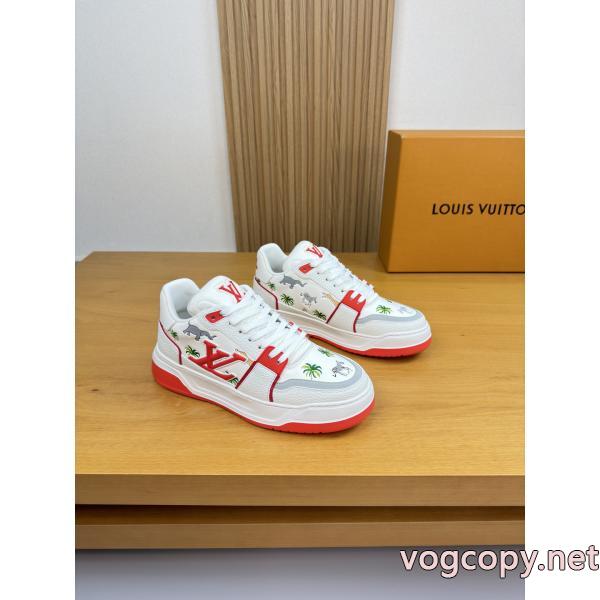 数に限りがある 普段使い 透け感優しいスニーカーLOUIS VUITTON偽物 ブランド 販売
