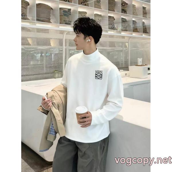 希少入荷 2026秋冬用 大人かっこいい激安 ブランド 通販長袖のTシャツLOEWE