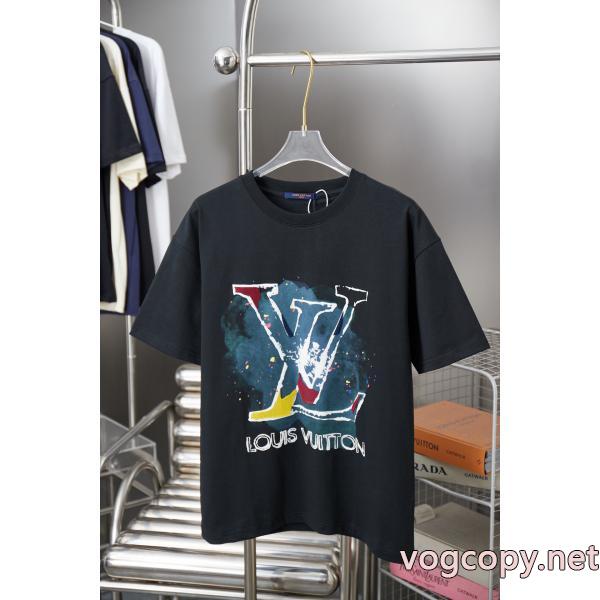 在庫確保済 新作お洒落☆ 品質感ブランド スーパー コピー 店舗LOUIS VUITTONTシャツ