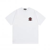 偽 ブランド 販売レア色入荷 2026年流行 個性的なモデルTシャツLOUIS VUITTON