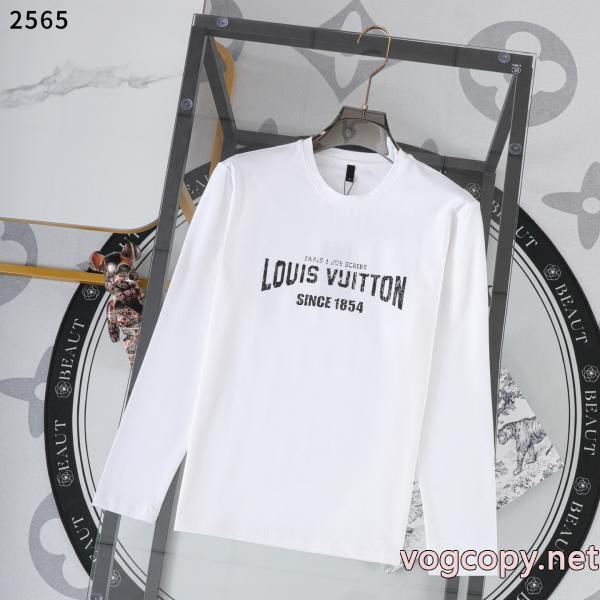 高品質で綺麗 希少大人気 NEW大変素敵LOUIS VUITTONブランド 激安 サイト長袖Tシャツ