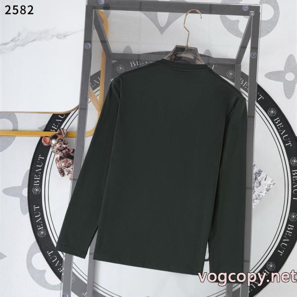 コピー ブランド 優良格上げ！ 抜群の存在感 大人の品漂うLOUIS VUITTON長袖Tシャツ