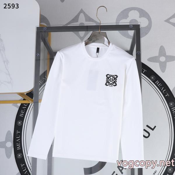 冬季限定販売 高級素材 2026年冬 オススメ新作LOEWE長袖Tシャツコピー 商品 ブランド