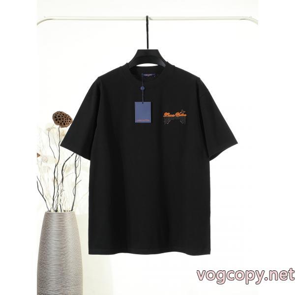 TシャツLOUIS VUITTONスーパー コピー着心地良く セール価格でお得 人気新作ロゴ入り