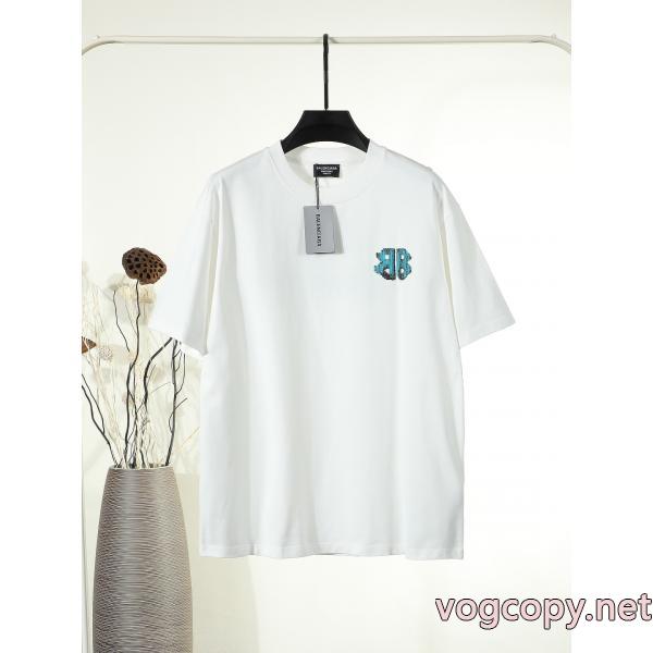 ブランド 偽物 激安 通販カッコカワイイ 数量限定版人気アイテム 透け感優しいTシャツBALENCIAGA