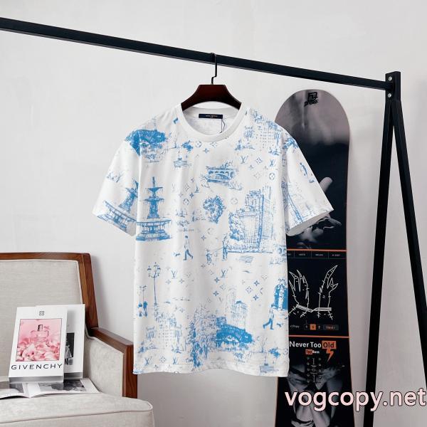 TシャツLOUIS VUITTONロゴが印象的 品のよさを感じさ 新品登場コピー 商品 通販