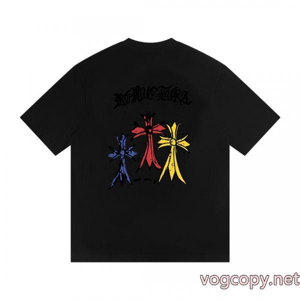 ブランド コピー 品人気モデル 流行り ファッション感満々TシャツCHROME HEARTS