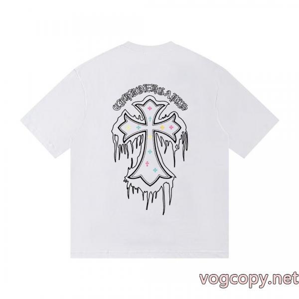 TシャツCHROME HEARTS顧客セール大特価 お洒落上級者にも 爽やかすぎない大人の印象にブランド 品 激安 通販