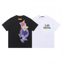 新品人気上昇 大変人気 日本未入荷TシャツLOUIS VUITTONコピー ブラ...