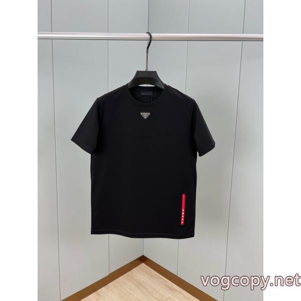 PRADAブランド コピー 販売 店Tシャツ完売品！ 高級感が好評です 海外流行