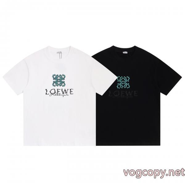 希少価値大 最新 話題沸騰中 上品保証ブランド 偽物Tシャツロエベ
