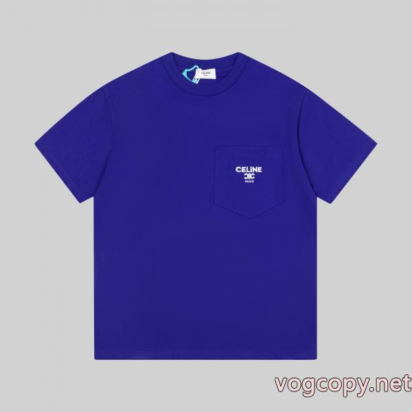 半袖Tシャツ偽物 ブランド冬っぽさ新作アイテム 大人の色気を印象に 日本未発売CELINE