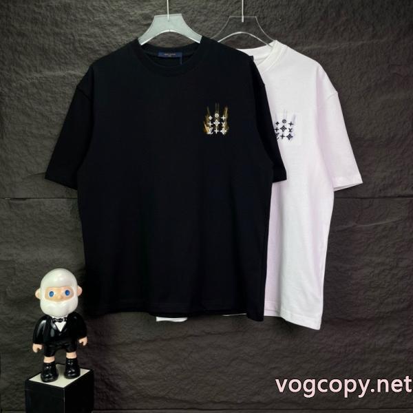 爆発的な人気 海外セレブ定番愛用  HOT新作登場通販 ブランドルイ ヴィトン半袖Tシャツ