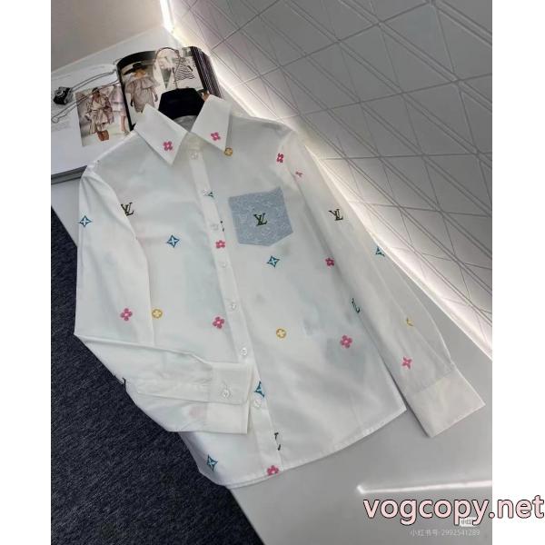 LOUIS VUITTON大流行中 透け感新作がイチ推し 高品質で綺麗偽物 通販長袖シャツ