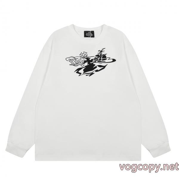 激安 通販 ブランド優等品 ファッションに新しい色 優しげ人気アイテム長袖TシャツVIVIENNE WESTWOOD