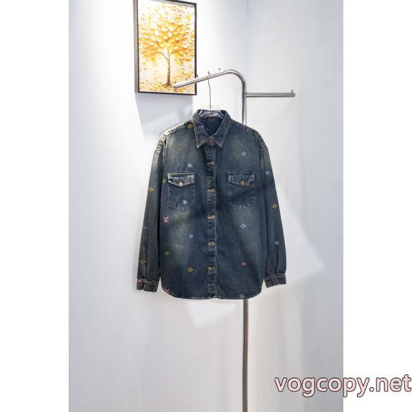 雑誌掲載アイテムセール SALE品追加 販売通販ブランド コピー 安心LOUIS VUITTONデニムのコート