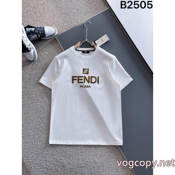 偽 ブランド 販売半袖TシャツFENDI海外支持率が高い！ オリジナル 品質保証新作