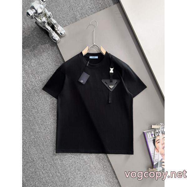 プラダ偽物 通販半袖Tシャツ新作限定上品な 絶対欲しい  希少価値大