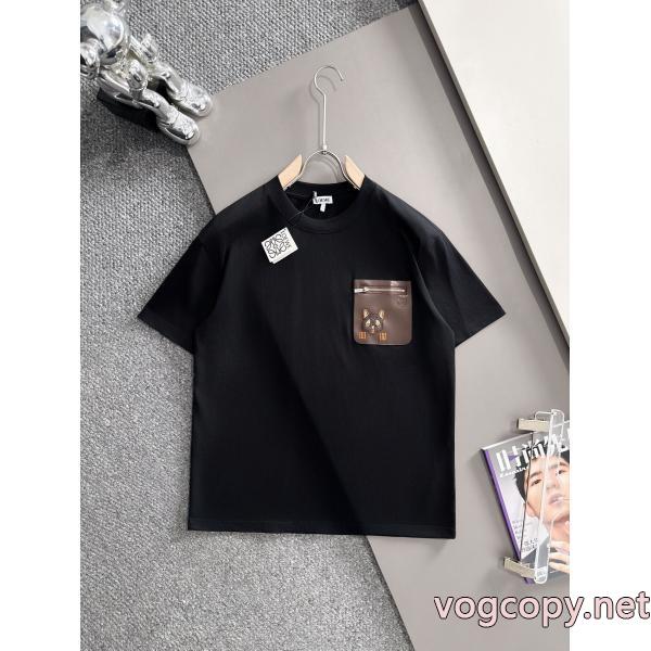 通販 ブランド最新入荷 誰も活躍したアイテム 流行フォルムLOEWE半袖Tシャツ