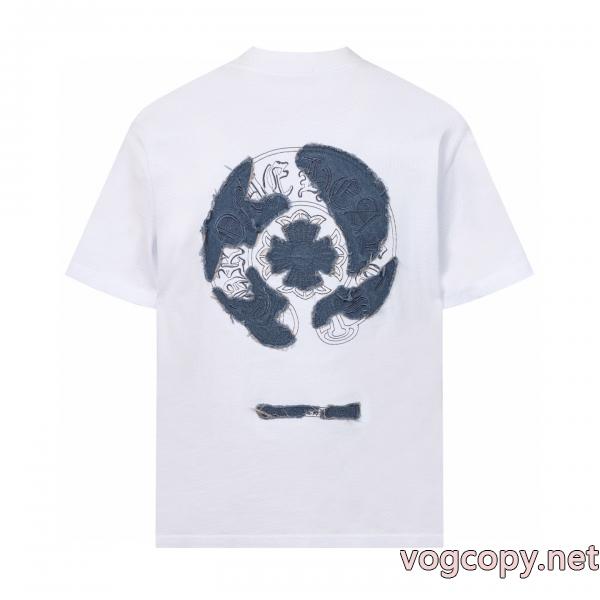海外限定!! 最高品質かつ最安値 お買い得品質保証半袖Tシャツブランド スーパー コピー 店舗CHROME HEARTS
