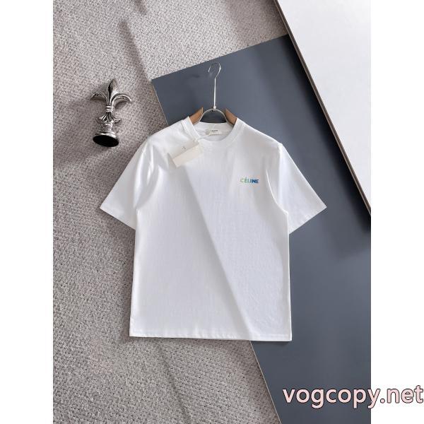 偽 ブランド 通販激安期間限定セール 最安値激しい争奪戦 人気一番半袖Tシャツセリーヌ